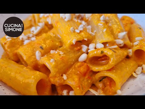 Pasta crema di Peperoni e Pinoli - Piace a tutti!