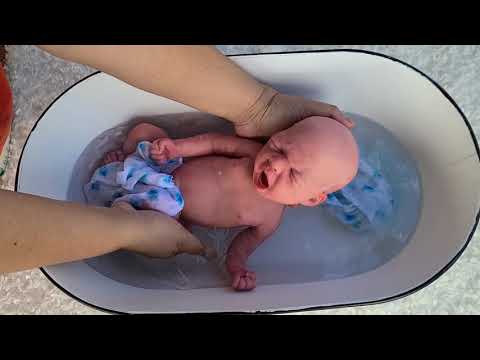 Ava's First Bath, Full Body Silicone Preemie