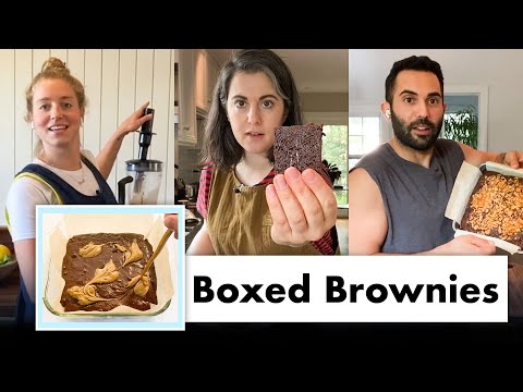 Pro Chefs Improve Boxed Brownies (8 Methods) | Test Kitchen Talks @ Home | Bon Appétit