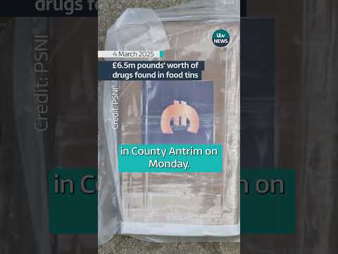£6.5m pounds' worth of drugs found in food tins | ITV News