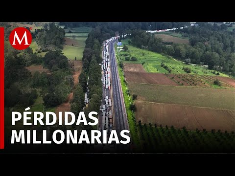 Canacar confirma pérdidas de 10 mdp por bloqueo en la autopista México-Puebla