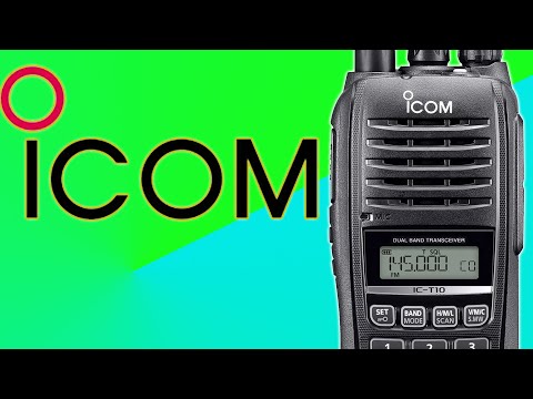 Icom IC-T10 *HANDS ON* Demo, Programming, Walk Through - Best Icom Analog Handheld Radio