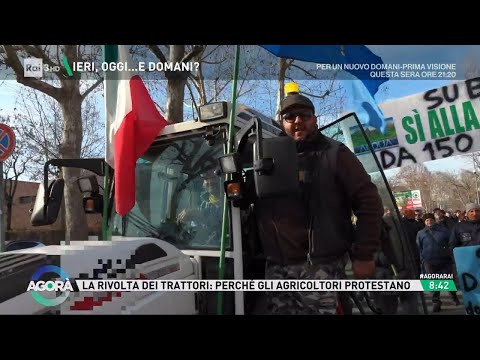 La protesta dei trattori - Agorà 26/01/2024