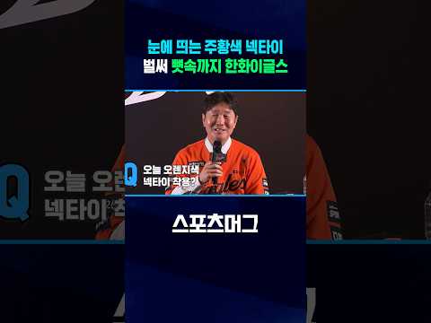 한화이글스에 스며들려고...<strong>류지현</strong> 감독의 눈에 띄는 넥타이 #Shorts / 스포츠머그