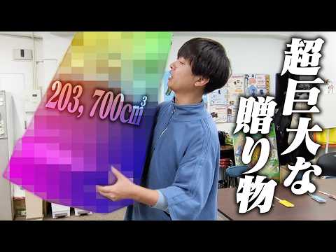 広報大使をやったら55cm × 3√3/2 × 100cmの巨大な贈り物をいただきました【203,700㎤】