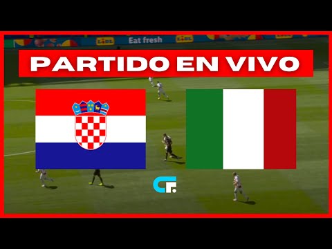 CROACIA vs ITALIA EN VIVO  EUROCOPA 2024  GRUPO B