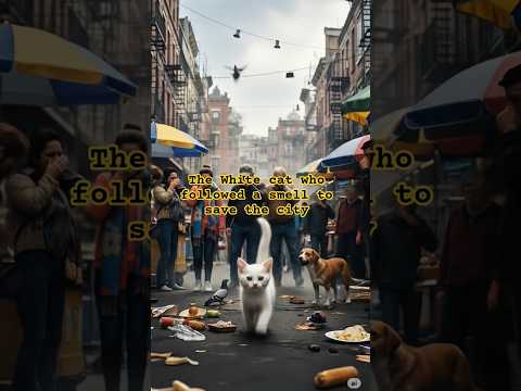 "The Kitten Who Followed a Smell to Save a City" #cat, #kitten, #short, #savethecity