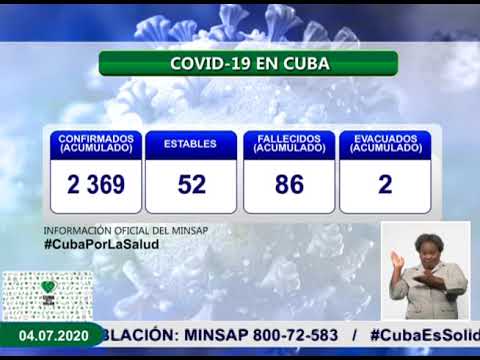 Conferencia de Prensa: Cuba frente a la COVID-19 (4 de julio de 2020)