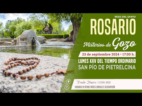 SANTO ROSARIO de hoy Lunes (Misterios Gozosos) en DIRECTO desde PRADO NUEVO a las 17:00 h.