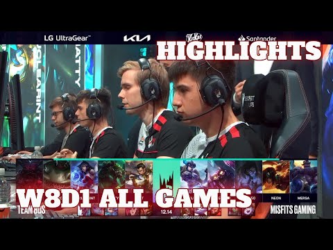 LEC W8D1 All Games Highlights | Week 8 Day 1 S12 LEC Summer 2022