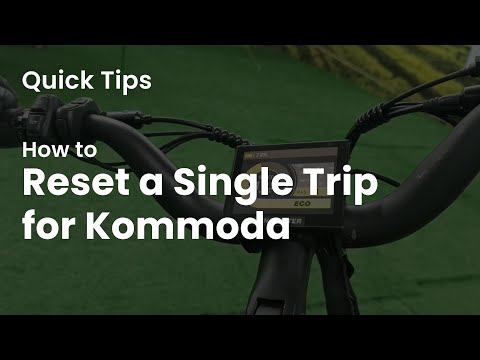 How to reset a single trip for Kommoda | Cyrusher Sports #quick tips
