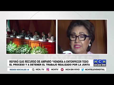 Recurso de Amparo, entorpecería la Elección del Fiscal General: Presidenta CSJ