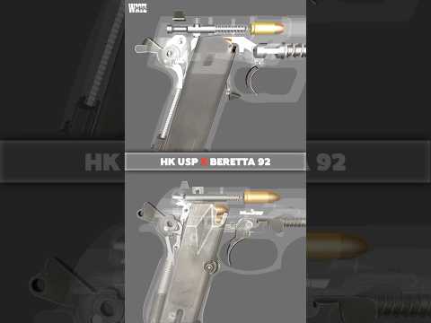 LEGENDARY Pistol Mechanics: Beretta 92 vs HK USP ANIMATION
