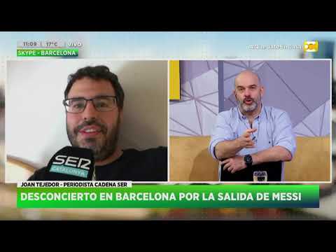 Messi manifestó su decisión de irse del Barcelona mediante un burofax en Hoy Nos Toca a las Diez