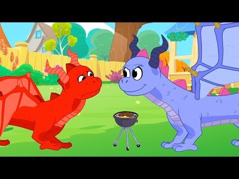 Mein Haustierdrache Morphle im Garten – Drachenvideos für Kinder