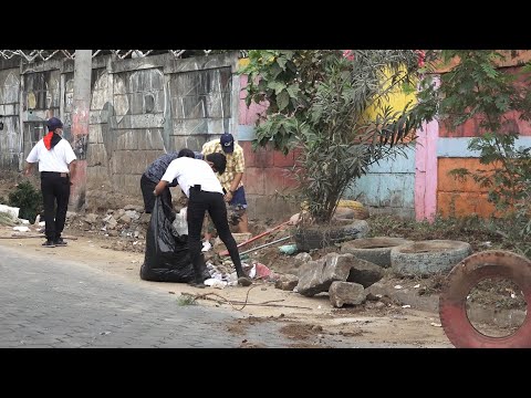 Jornada de limpieza y erradicación de botadores ilegales de basura en Managua
