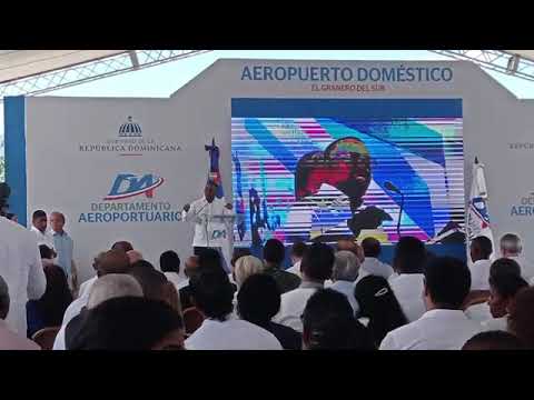 Abinader inicia construcción de aeropuerto El Granero del Sur, San Juan de la Maguana