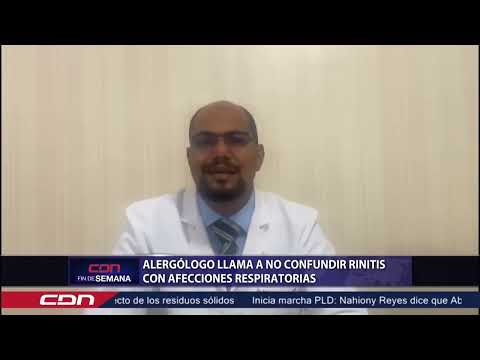 Alergólogo llama a no confundir rinitis con afecciones respiratorias