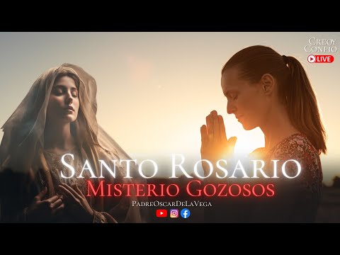 SANTO ROSARIO MEDITADO | MISTERIOS GOZOSOS I 23 MARZO 2024  I PadreOscarDeLaVega