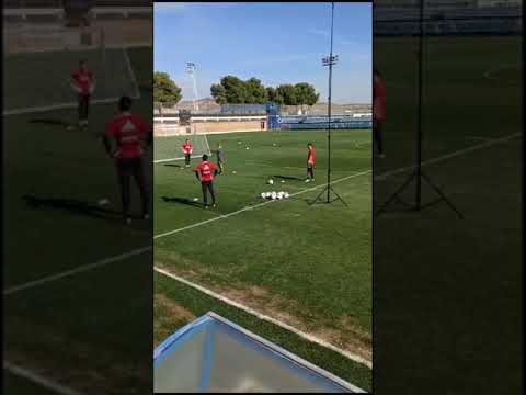 ¡Nuevo entrenamiento del Real Zaragoza!Disponibles Kosa, Cristian y Jair.Sigue ausente Keidi Bare.