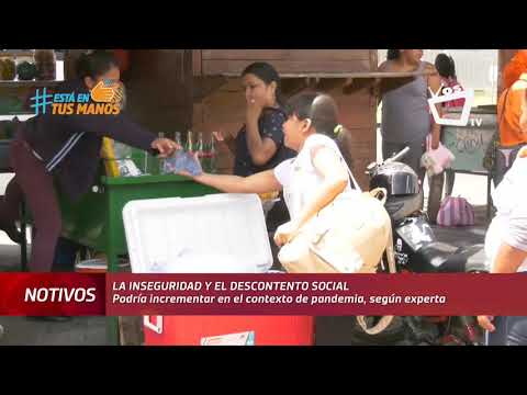Nicaragüenses perciben más inseguridad ante la pandemia