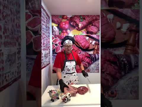 "Olha só o coração bovino inteirinho que a Dona Vera mostra no vídeo!