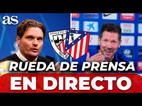 TERZIC y SIMEONE, RUEDA de PRENSA, en DIRECTO | <strong>ATHLETIC</strong> vs ATLÉTICO de <strong>MADRID</strong> | LA LIGA EASPORTS