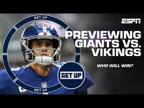 NFC Wild Card Preview: Giants vs. Vikings | Get Up