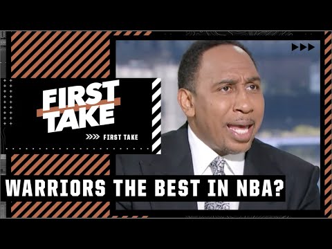 Stephen A. siding with the Warriors as the BEST TEAM right now  | First Take video clip