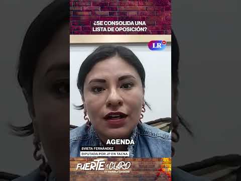 ¿SE CONSOLIDA UNA LISTA DE OPOSICIÓN? | FUERTE Y CLARO #shorts