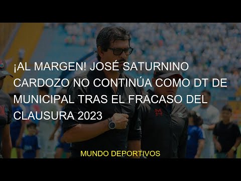 #Clausura #Cardozo #continúa #Municipal #tras #margen #Saturnino #fracaso #2023 #José