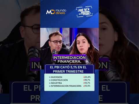 El PBI CAYÓ más del 5% durante el Primer Trimestre #Argentina #Economia #Dolar