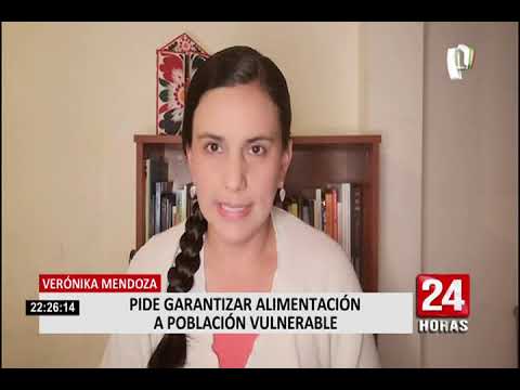 Verónika Mendoza pide garantizar alimentación para familias vulnerables durante la cuarentena