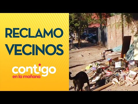 LA ALCALDESA NO HACE NADA: El reclamo de vecinos de población de Lo Espejo - Contigo en la Mañana