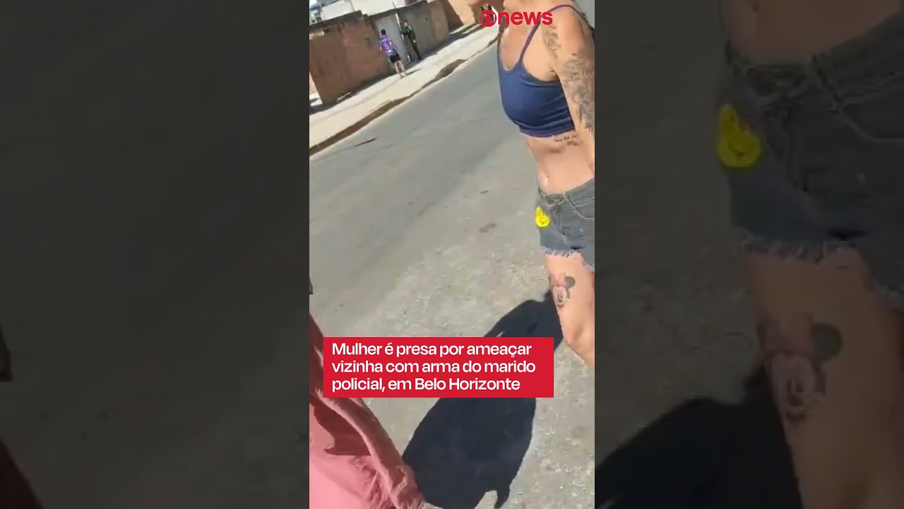 Mulher é presa por ameaçar vizinha com arma do marido que é policial em Belo Horizonte