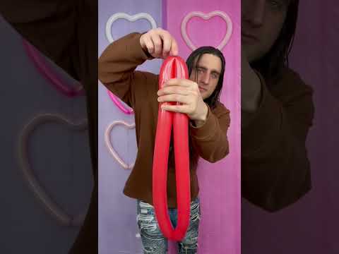 Easy Balloon Hearts! #howto