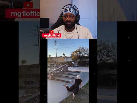 Cushion for the Kick Pushin’ #skatergirl #skatefail #reaction #boardlife #menwillbemen