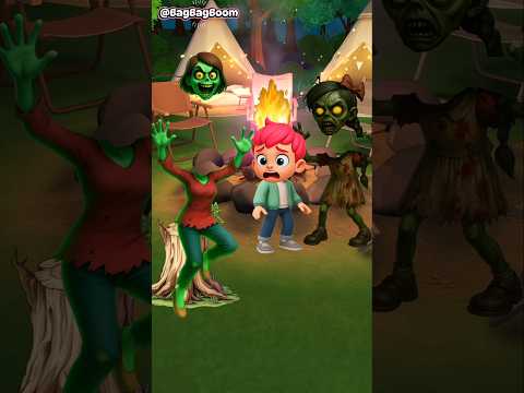 Zombie Mom Crashes Camp Dance 🫣😲😈 #animation #cartoon #memes