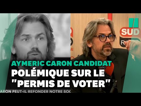 Aymeric Caron dément défendre un permis de voter comme le suggère une vidéo de 2017