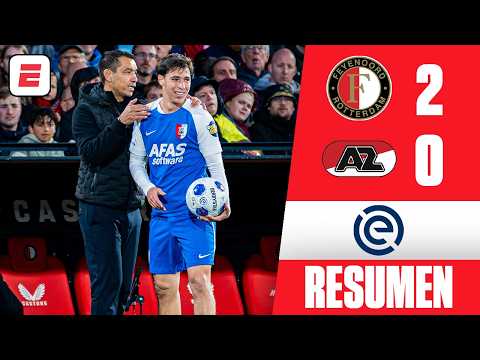 <strong>MATEO</strong> CHÁVEZ NO PUDO SALVAR al AZ ALKMAAR, que cayó ante FEYENOORD y perdió el LIDERATO | Eredivisie