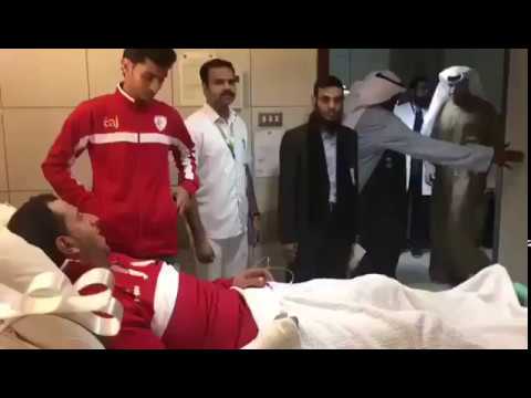 HH the Prime Minister Sheikh Jaber Al-Mubarak Al-Hamad Al-Sabah visits
injured Omani nationals