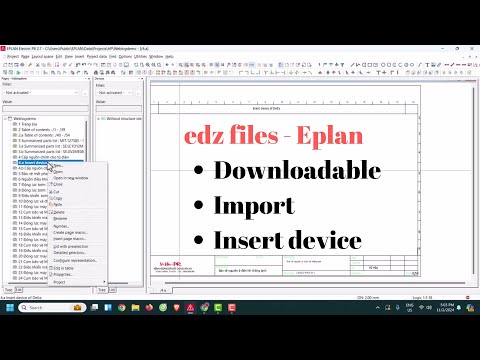 Insert Devices in Eplan & Import edz rockwell products
