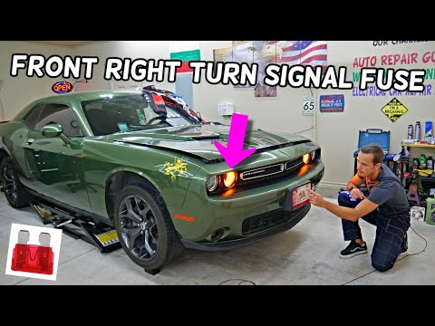 DODGE CHALLENGER FRONT RIGHT TURN SIGNAL FUSE LOCATION REPLACEMENT