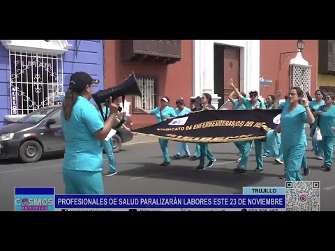 Trujillo: profesionales de salud paralizarán labores este 23 de noviembre