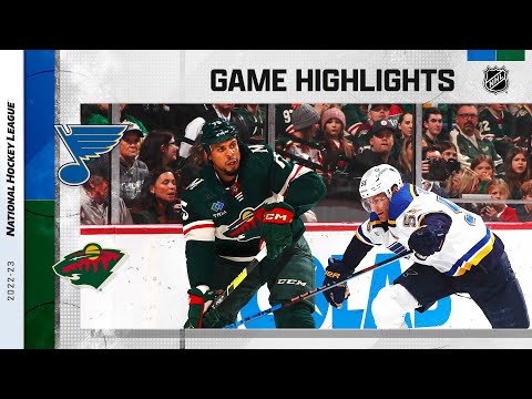 Blues @ Wild 4/8 | NHL Highlights 2023