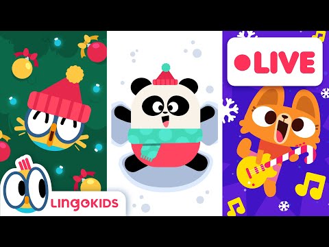 🔴 THE BEST CHRISTMAS SONGS for Kids 🎅🏻🎄| Happy Holidays | Lingokids