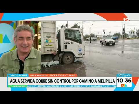 Aguas servidas corren libremente por las calles de Melipilla | Tu Día