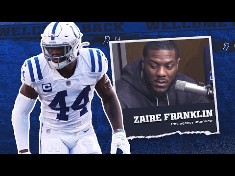 Zaire Franklin Discusses Leadership Role Following Contract Extension | Colts Free Agency video clip