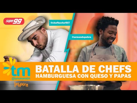 TU MAÑANA | BATALLA DE CHEFS | HAMBURGUESA CON QUESO Y PAPAS