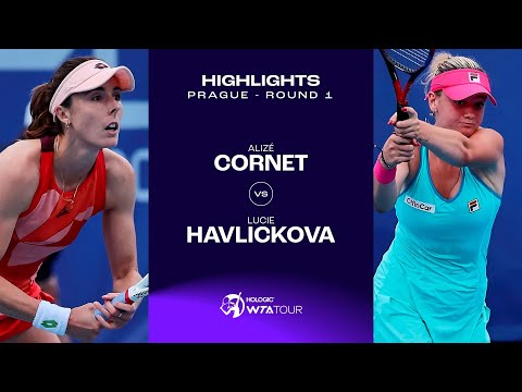 Alizé Cornet vs. Lucie Havlickova | 2023 Prague Round 1 | WTA Match Highlights